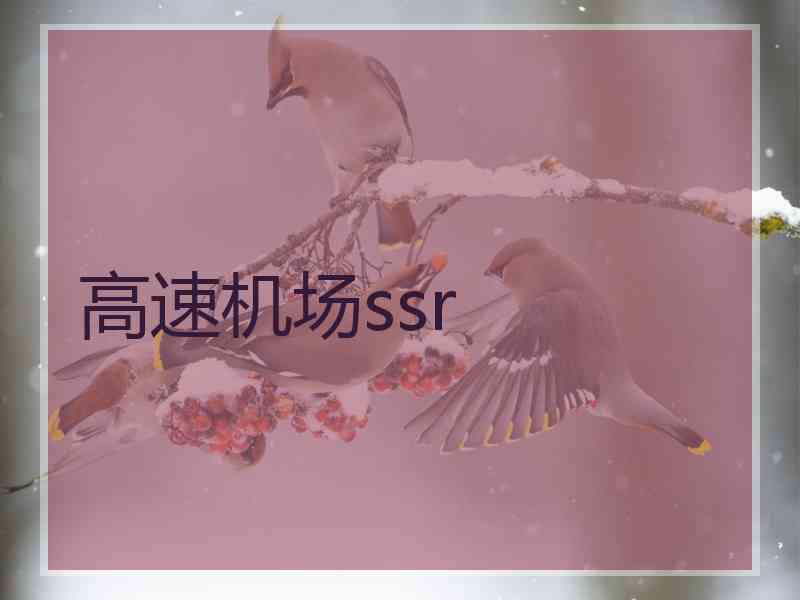 高速机场ssr